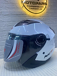 NCR-708 KASK ÇENESİZ VİZÖRLÜ PARLAK BEYAZ-M