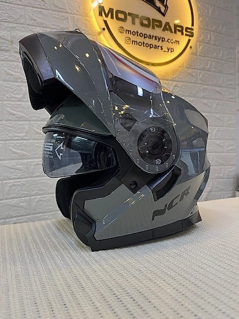 NCR-162 KASK ÇENE AÇILIR VİZÖRLÜ NARDO GRİ-S